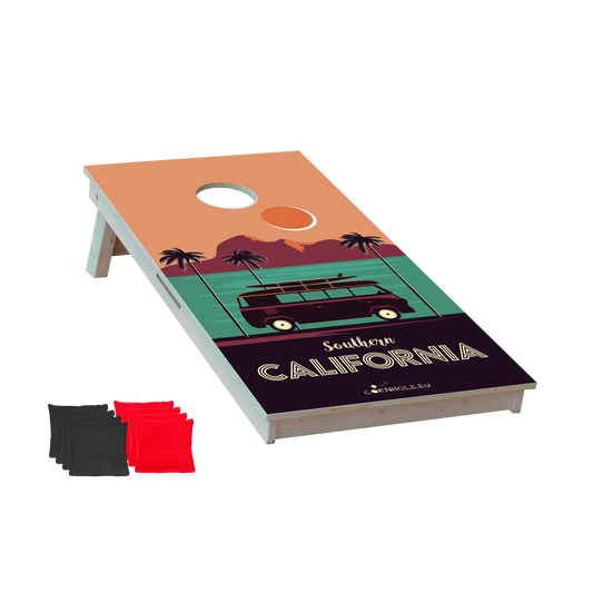 cornhole van de voyage en californie, vue de face