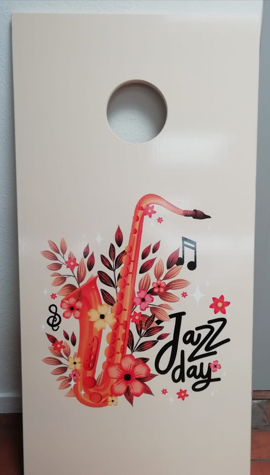Cornhole personnalisé Jazz day