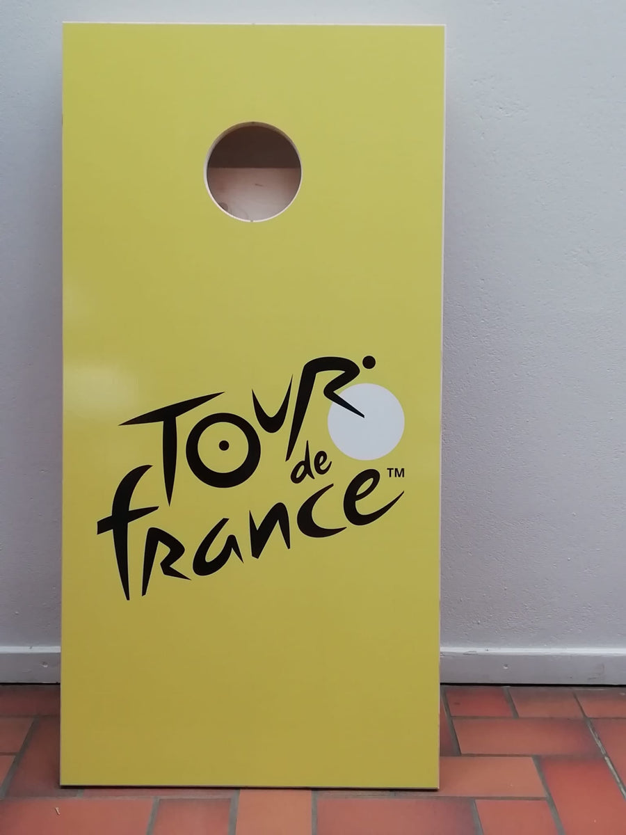 Cornhole personnalisé pour le Tour de France