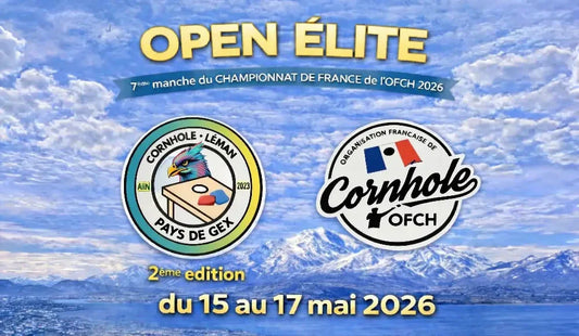 Affiche Open Elite Cornhole Leman