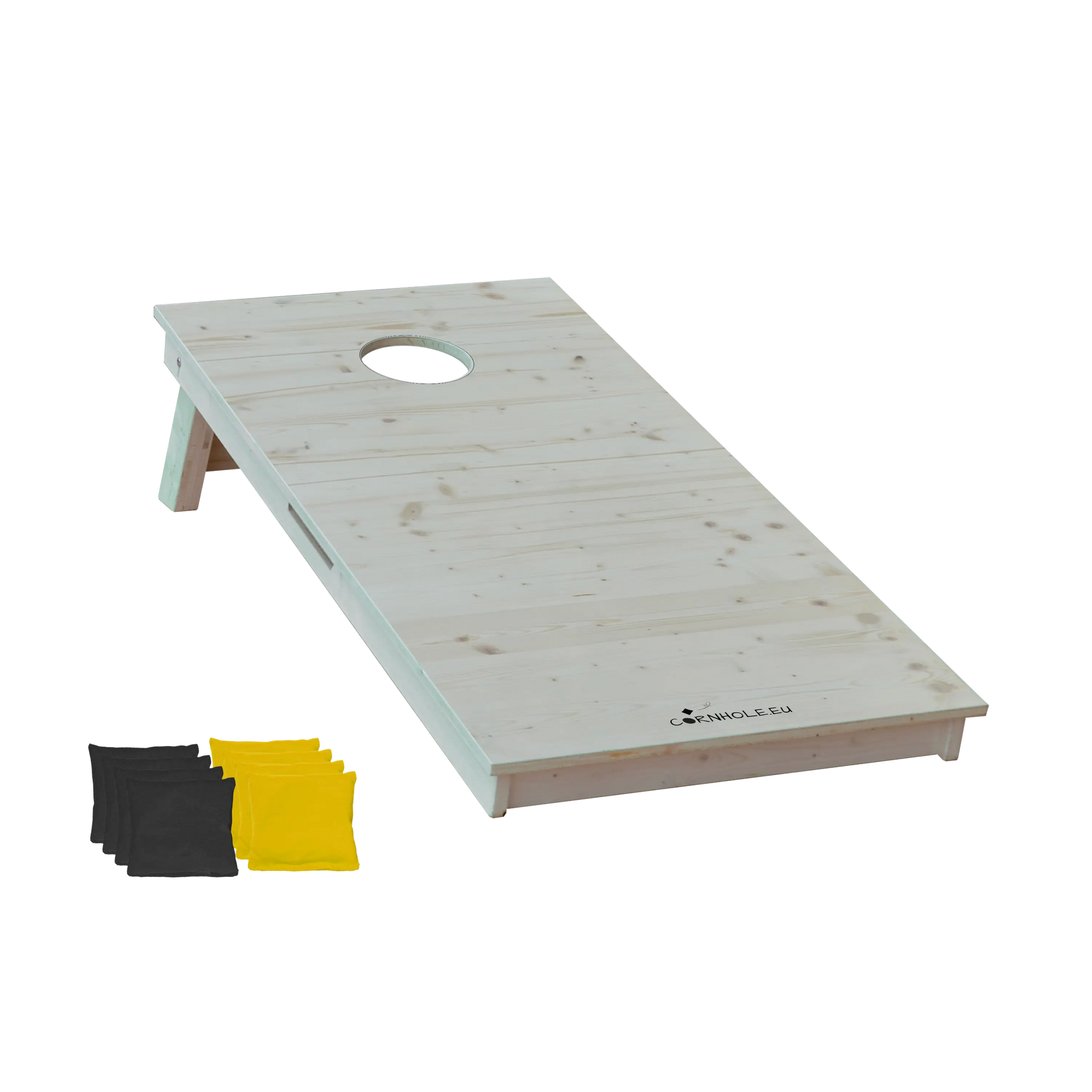 cornhole bois naturel, vue de face