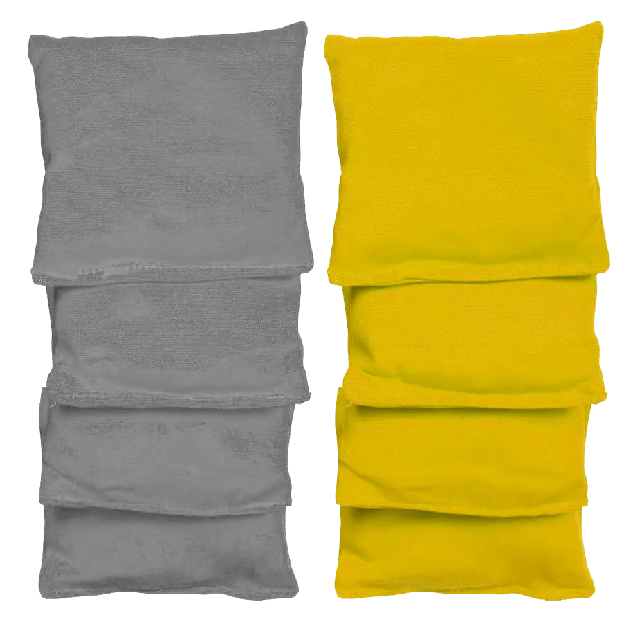 Lot de 8 sacs de cornhole couleurs au choix
