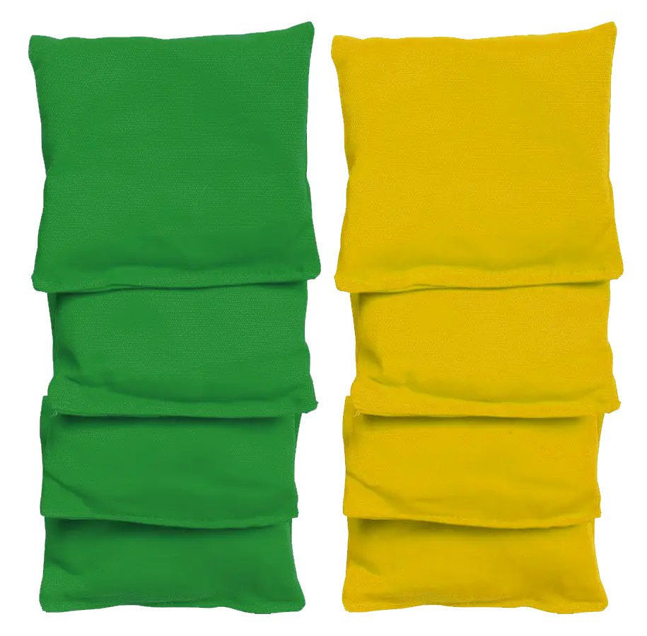 Lot de 8 sacs de cornhole couleurs au choix
